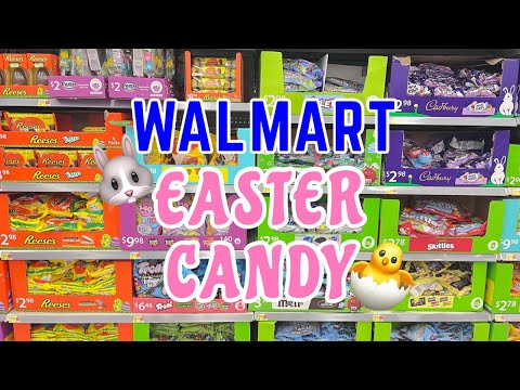 WALMART EASTER CANDY 2022 | LET'S BROWSE WALMARTS EASTER CANDY SECTION | CANDY SHOPPING ASMR