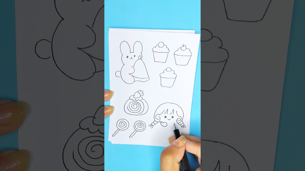 Kawaii stickers sheet ♥️