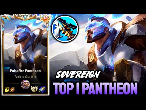 WILD RIFT PANTHEON - TOP 1 PANTHEON GAMEPLAY - SOVEREIGN RANKED