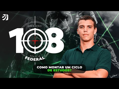 CONCURSO POLÍCIA FEDERAL: OPERAÇÃO 108 - COMO MONTAR UM CICLO DE ESTUDOS? (Prof. Ricardo Ziegler)