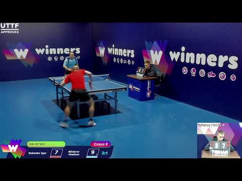 Rubanka Igor - Bilobrov Vladimir. WINners CUP Table Tennis 8 27.12.2020 11:45