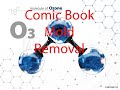 Comic Book Repair- killing mold with ozone.