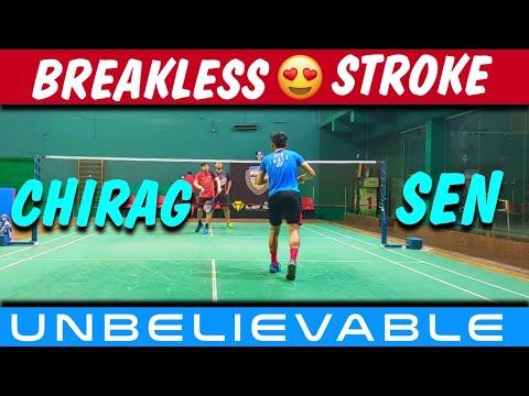 Chirag Sen Stroke Practice | Northern Railway Baminton Camp | Indian Top 10 Players