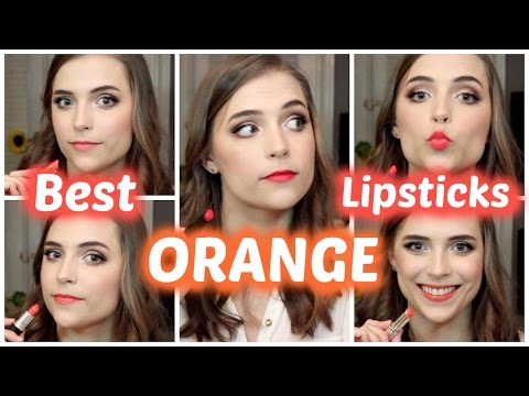 Favorite ORANGE lipsticks: from mild to wild | revlon, bite, MAC, and more! Video