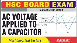 Ac Voltage applied to a Capacitor