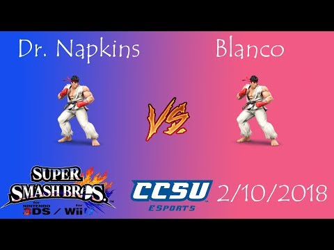 Riptide 5 Smash 4 - Dr. Napkins (Ryu) vs Blanco (Ryu)