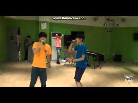 130716 SEVENTEEN Seungcheol, Wonwoo singing 어때 by Geeks (Ft.Jihoon)