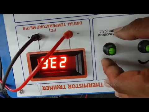 Digital abs plastic temperature measurement using thermistor...
