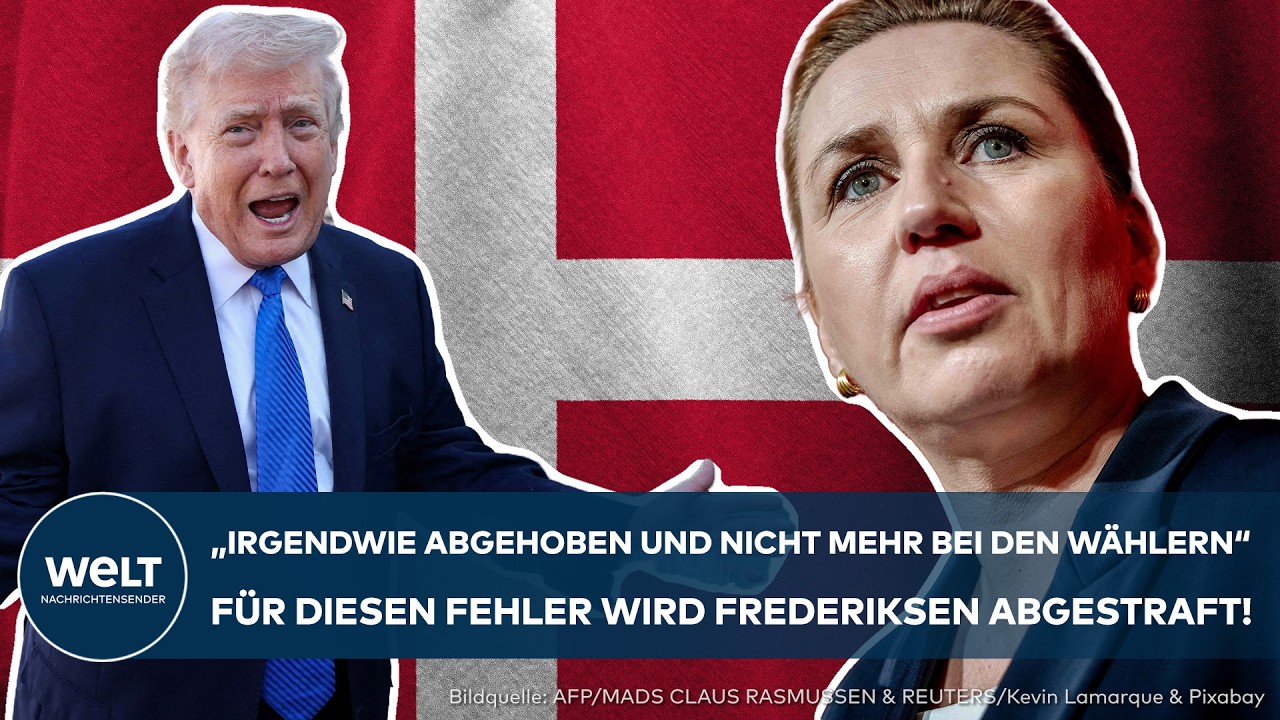 DÄNEMARK: Frederiksen bietet Trump Paroli – doch dieser Fehler kostet sie zunehmend Wähler