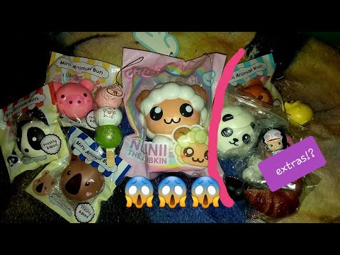 SO MANY EXTRAS! TWO AMAZING SQUISHY PACKAGES!!