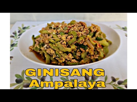 Ginisang Ampalaya with Ground Pork & Eggs