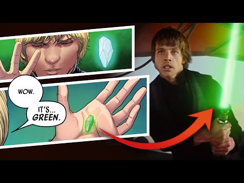 How Luke Skywalker Got His Green Lightsaber Crystal