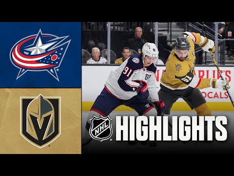Blue Jackets vs. Golden Knights | NHL Highlights | January 08, 2026