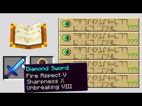 Minecraft UHC but every enchant is random..