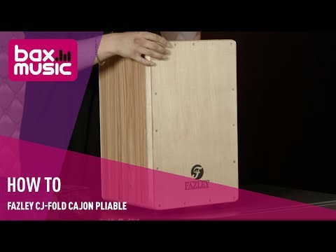 How to: Fazley CJ-FOLD cajon pliable