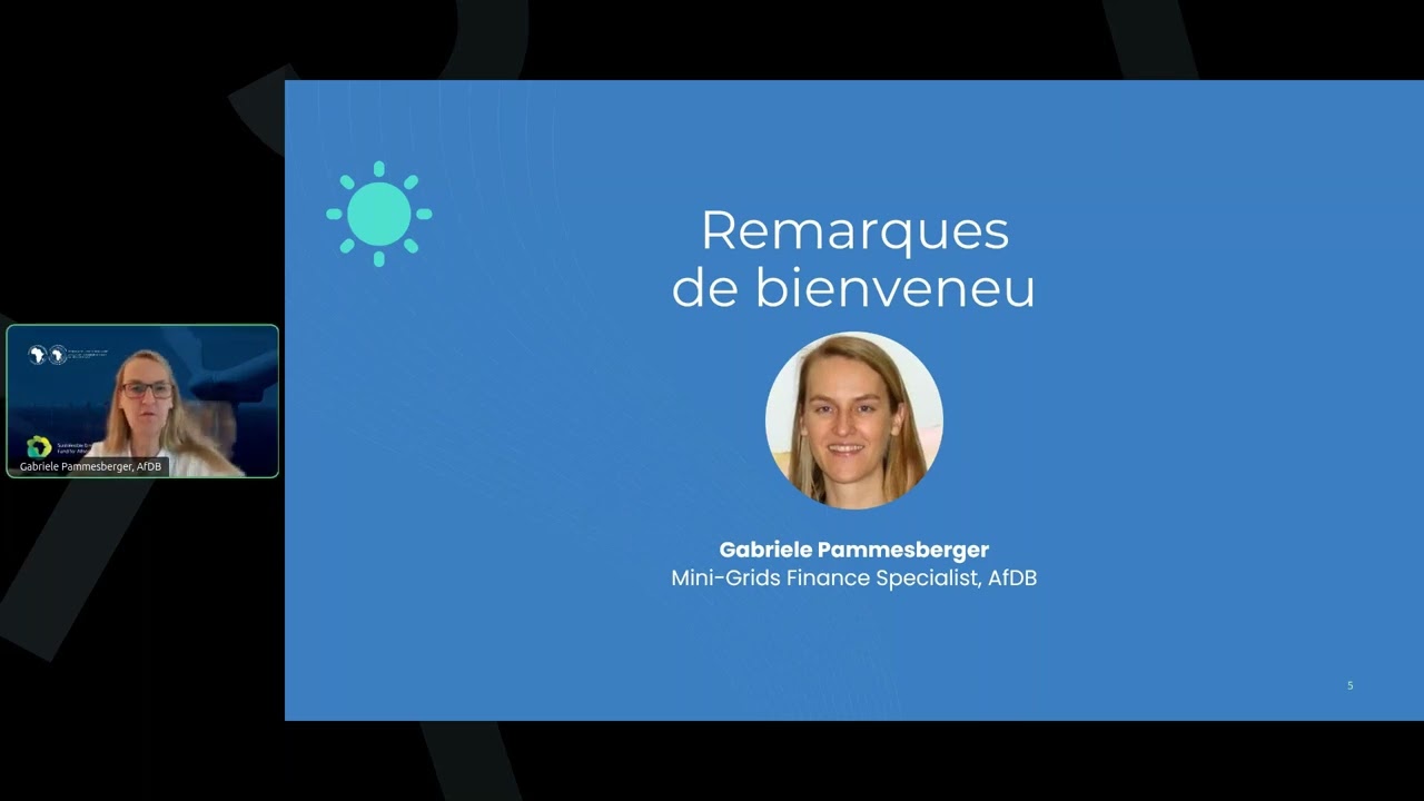 Présentation de la boîte à outils de conformité ESG pour les mini-réseaux africains #Webinar
