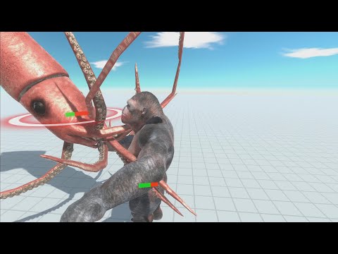 GIANT SQUID vs EVERY UNITS - Animal Revolt Battle Simulator