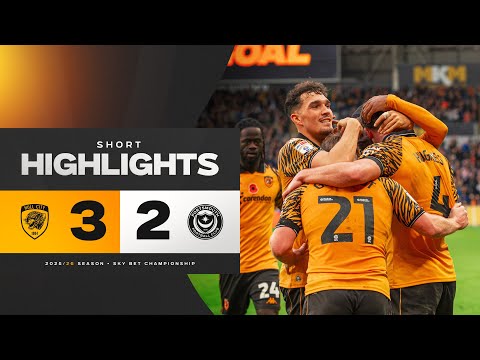 Hull City 3-2 Portsmouth | Short Highlights | Sky Bet Championship