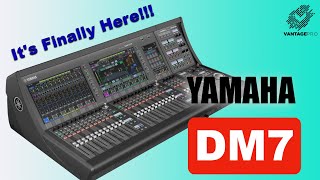 Video thumbnail for Yamaha DM7 Digital Mixing Console is here! First Look by Vantage Pro AV