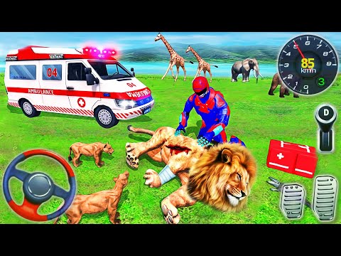 Light Speed Hero Robot Rescue Mission - Emergency Ambulance Van Drive - Android GamePlay #2