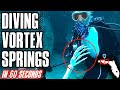 How To Scuba Dive Vortex Springs FL 1 Minute Diving Videos Down To 60