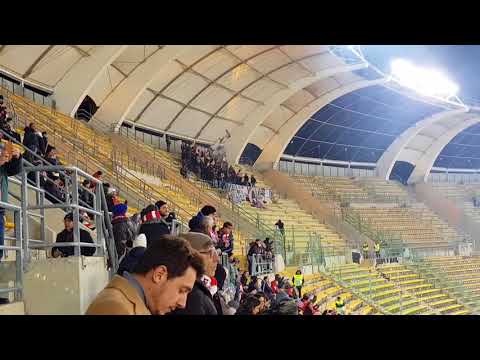 Bari - Palermo 0-3. Cori tifosi palermitani