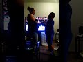 Ju Ju Johnson dancing with his Mama