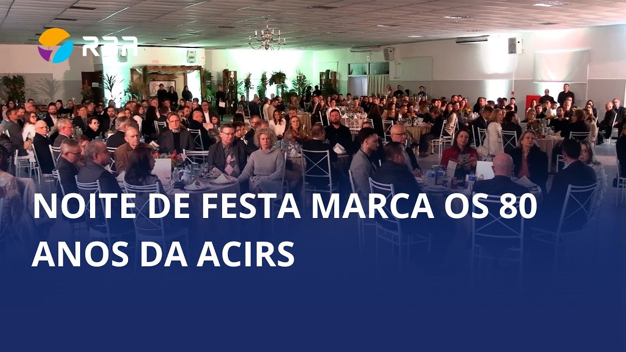 ACIRS celebra 80 anos com evento repleto de homenagens
