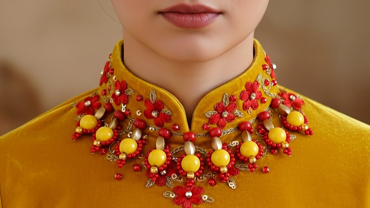 “Daily Handcrafted Jewelry Embroidery Lessons”۰👌😍