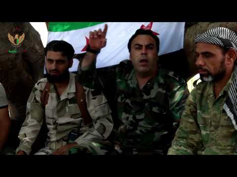 جلسة ثورية لمقاتلي جيش النخبة في نقاط رباطهم في جبهات ريف حماه