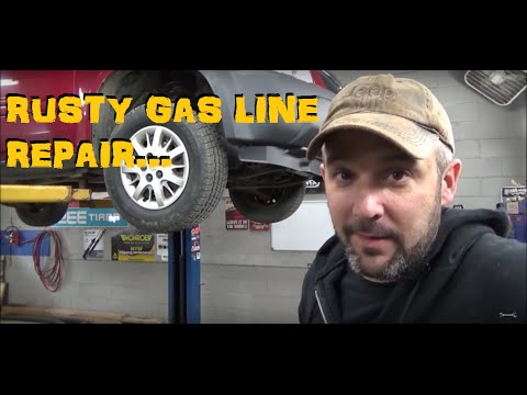 How To Repair A Rusted Out Gas Line