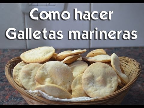 GALLETAS MARINERAS, SUPER FACIL Y BARATAS!!!