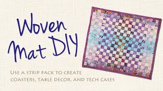 Sew a Beautiful Woven Mat in an Afternoon
