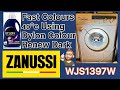Zanussi WJS1397W Fat Colour 40 Using Dylon Renew Liquid Whichwasher2007