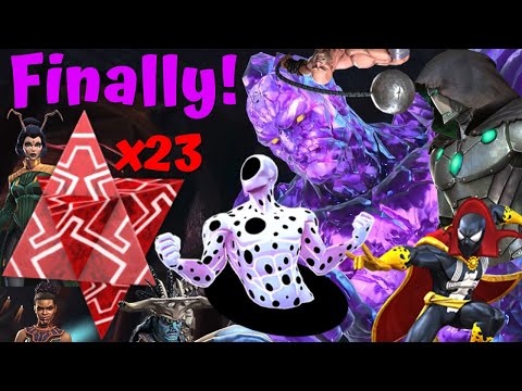 CEO LUCK!! FINALLY NEW 6-STAR FEATURED OPENING!! 23 Attempts For Absorbing Man/Spot/IIM! - MCOC