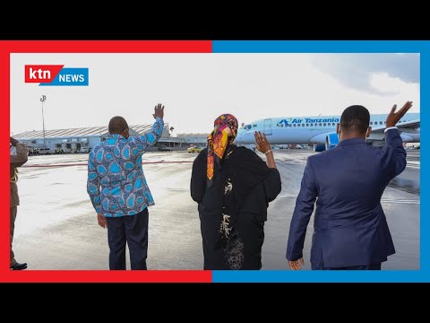 Tanzanian President Samia Suluhu concludes her two-day state visit, vows to improve bilateral ties