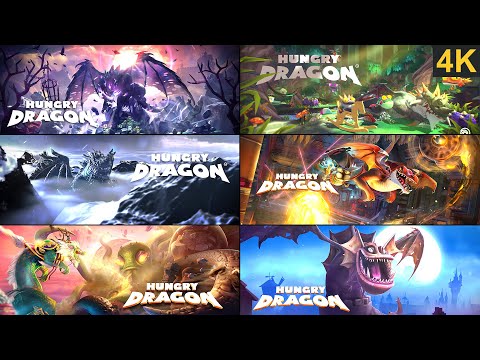 HUNGRY DRAGON ALL MOVIE & TRAILER THROUGH THE YEARS (2018 - 2023) Grunderbite Dragon Update [4K]