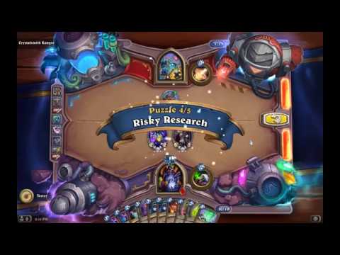Solution Puzzle Lab Survival: Risky Research - Crystalsmith Kangor (4/5), Hearthstone Boomsday