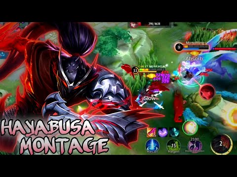 SUPER AGGRESSIVE HAYABUSA MONTAGE IN SOLO RANKED GAME | HAYABUSA SHADOW FREESTYLE - MLBB