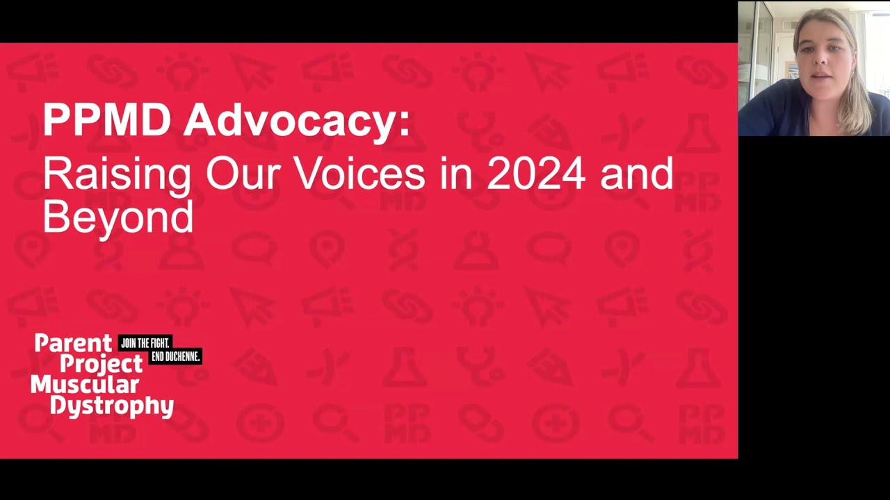 Webinar: PPMD Advocacy - Raising Our Voices in 2024 and Beyond [Sep 2024]