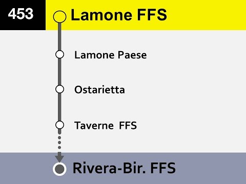 [PostAuto/AutoPostale] Ansagen Bus 453 Lamone-C. - Rivera-B.