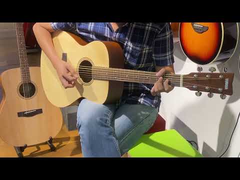Демонстрация звучания акустической гитары Yamaha FS400