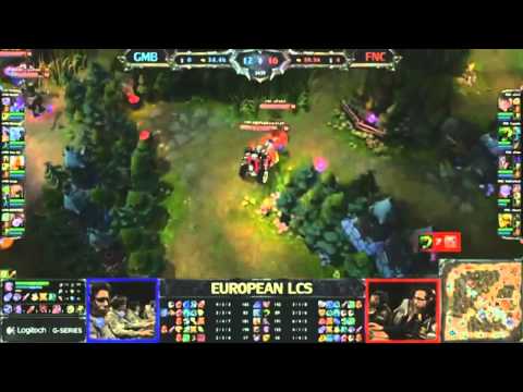 (HD349) LCS Semaine 6 - Gambit vs Fnatic - League Of Legends Replay [FR]