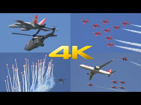4K | 100 years Swiss Air Force Payerne Air Show Air14