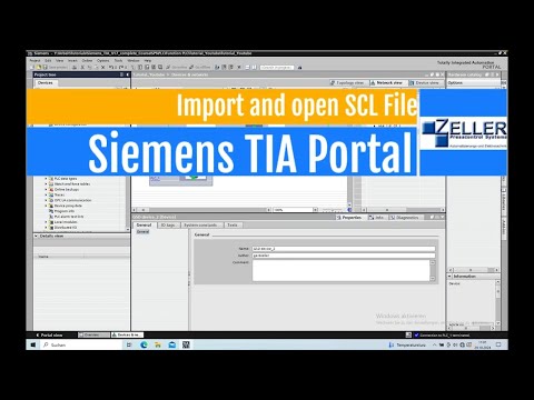 Import and call SCL File Siemens TIA Portal #8