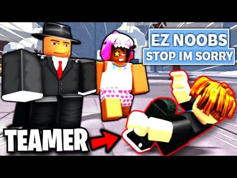 TEAMING on TEAMERS With My BROTHER.. 😈 | The Strongest Battlegrounds