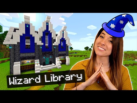 We Built a WIZARD LIBRARY in MINECRAFT