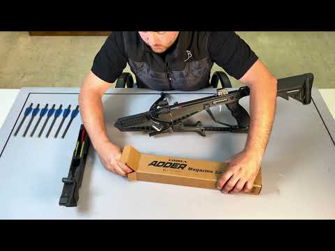 How to mount the ADDER 2.0 magazine - EK Archery Crossbow pistol #archery #crossbow #adder#ekarchery