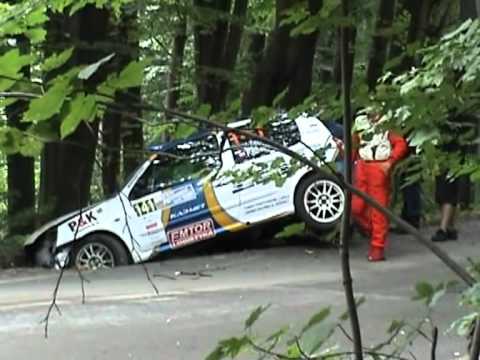 Krzysztof Zelek przed i po dzwonie 21 Rajd Rzeszowski