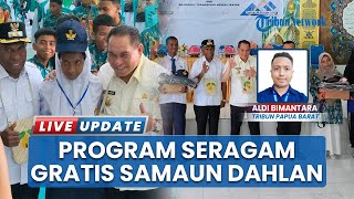 Bupati Fakfak Distribusikan Seragam ke Sekolah, Wujudkan Program Pendidikan Gratis 2025